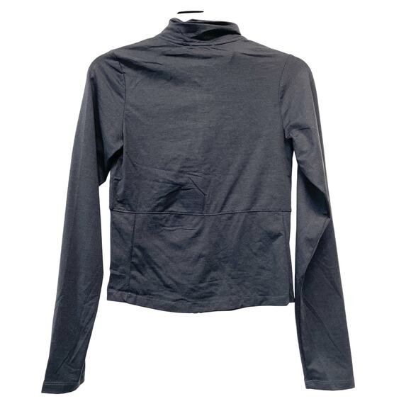 All In Motion Women's Soft Stretch Full Zip Jacket Heathered Black Size XS - Picture 3 of 5